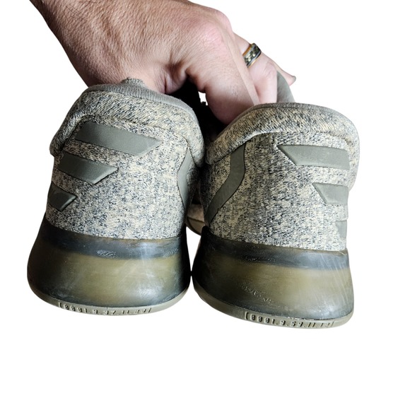 Adidas Harden Vol. 1 Shoes Trace Cargo Linen White Green Mens 11 Athletic BW0550 - Picture 8 of 13